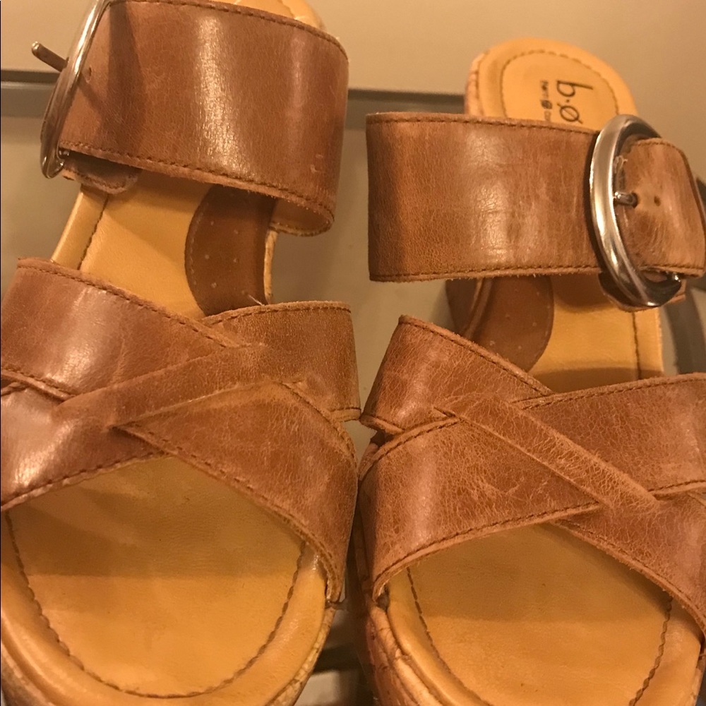 BOC wedge sandals  size 9.